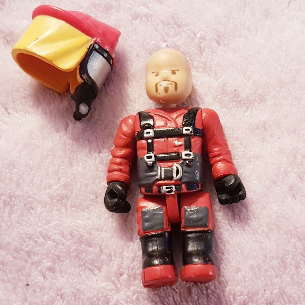 2003 Mighty World Emergency Fire Brigade Jake the Firefighter Figure Fireman